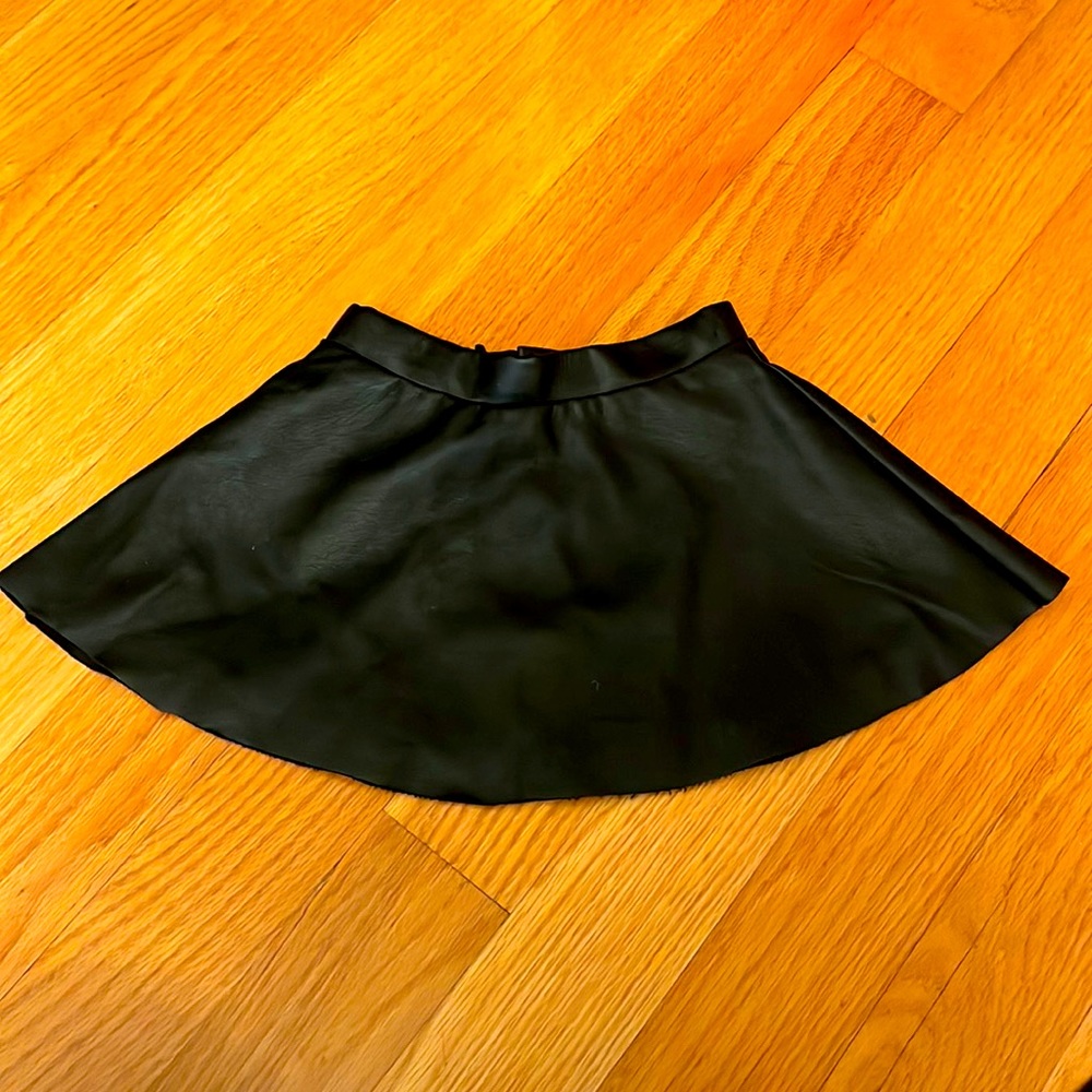 H&M Faux Leather Skirt Size 3T